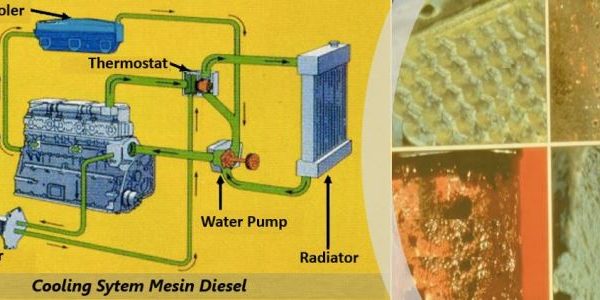 Radiator coolant untuk mesin diesel