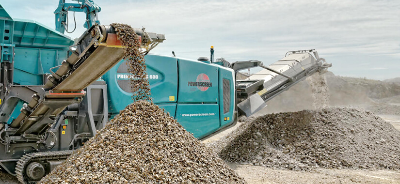 Limestone crusher machine di industri semen